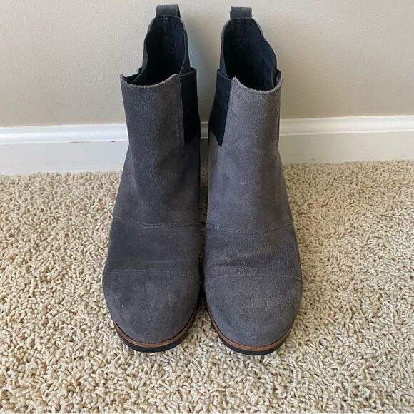 Sorel Addington Chelsea Ankle Boots Black Heel Quarry Black 8.5 - Picture 2 of 5